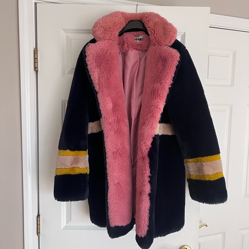 Apparis faux fur coat